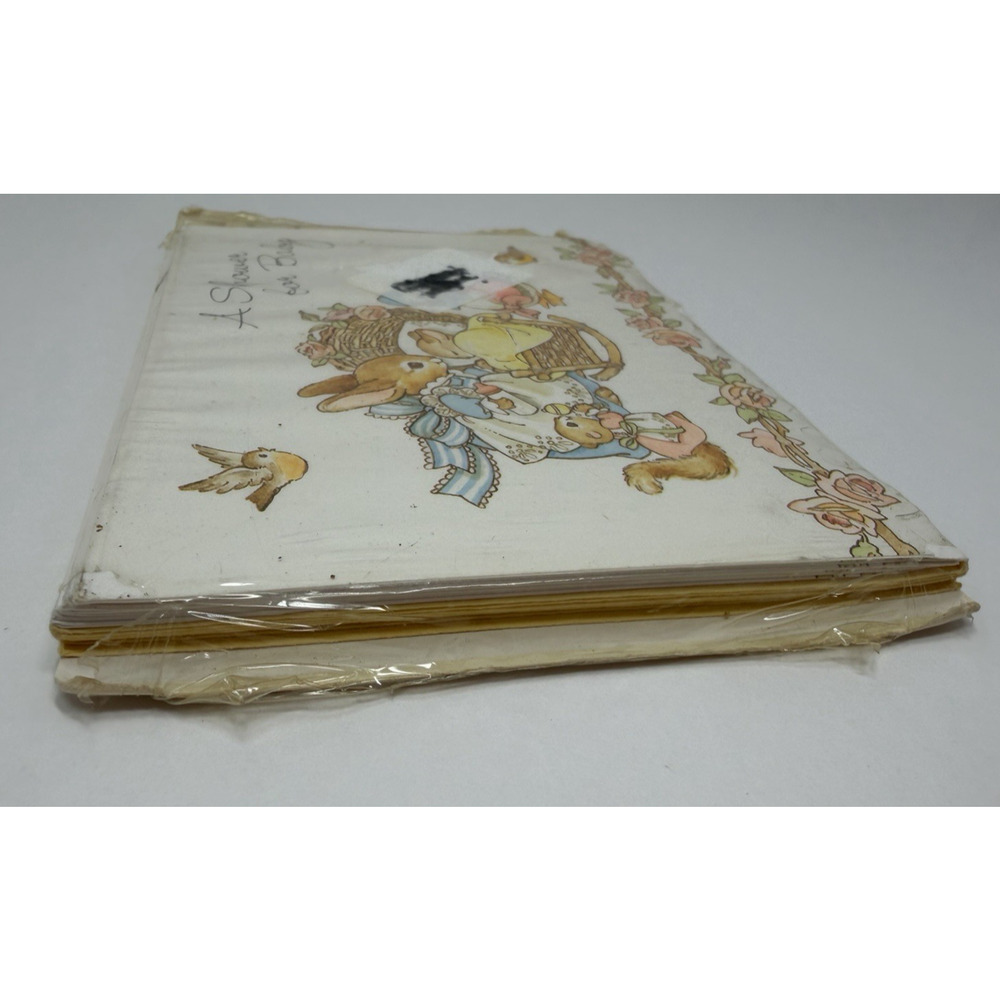 Hallmark "A Shower for Baby" Peter Rabbit Party Invitations Pack of 8 Vintage - Picture 2 of 7